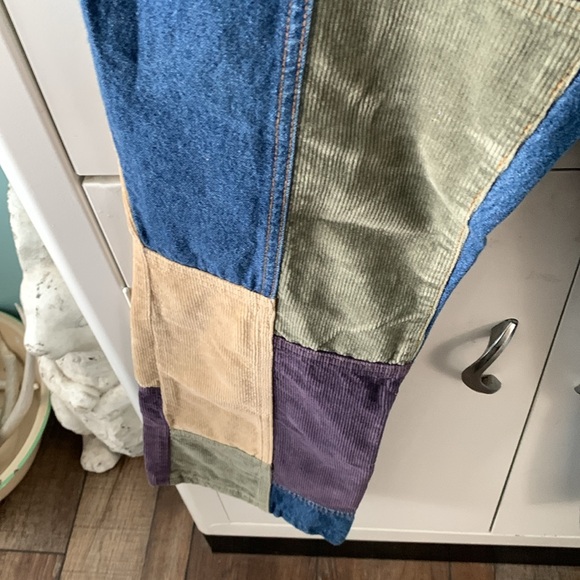 Rainbow Colorful Patchwork jeans vintage sz 6 euc - Picture 7 of 12